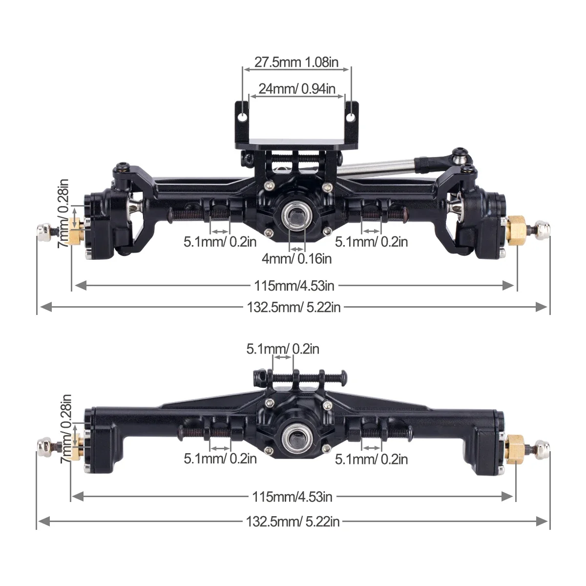 Aluminum CNC Portal Axles +10m - Rc Hobby Zone 评论和价格