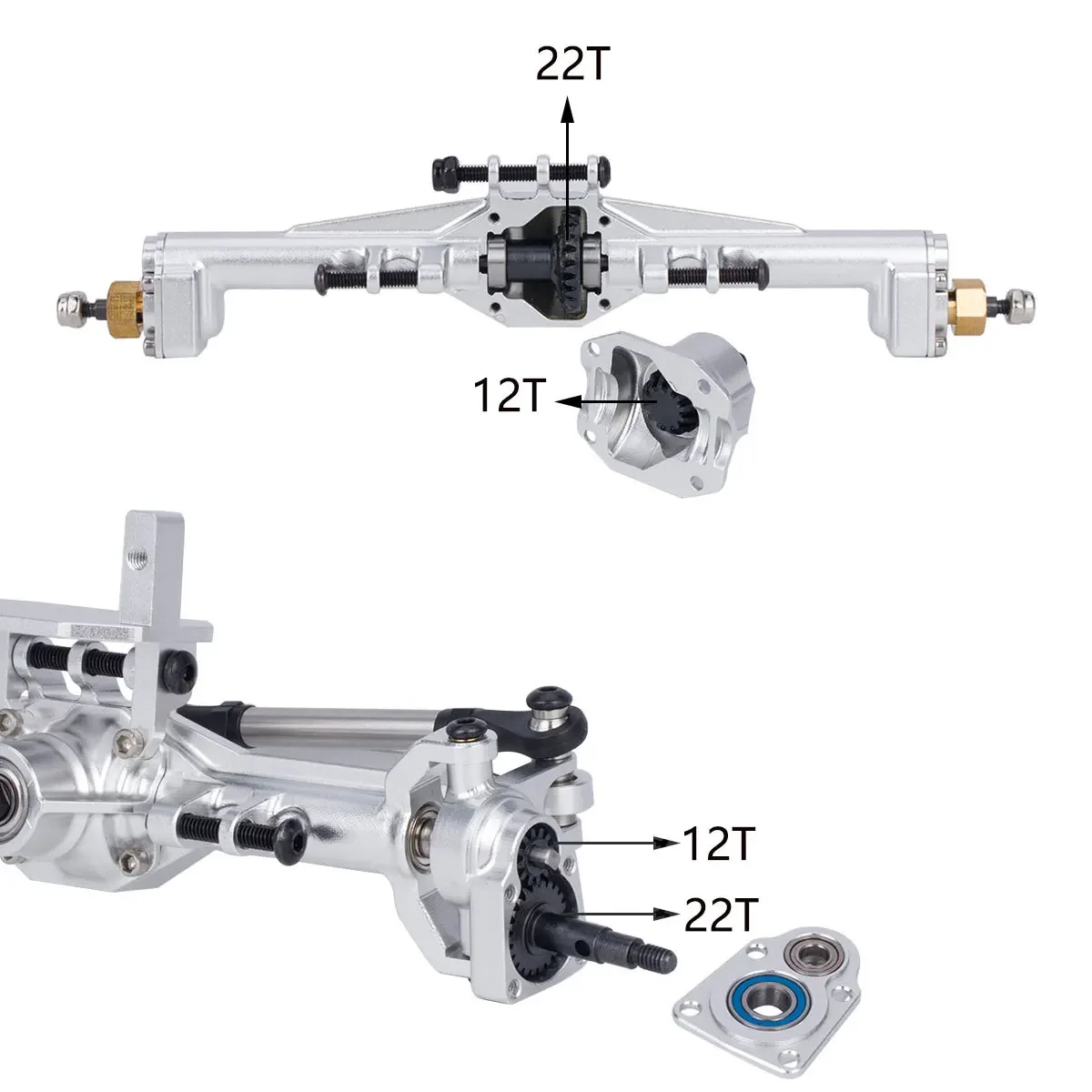Aluminum CNC Portal Axles +10m - Rc Hobby Zone 评论和价格