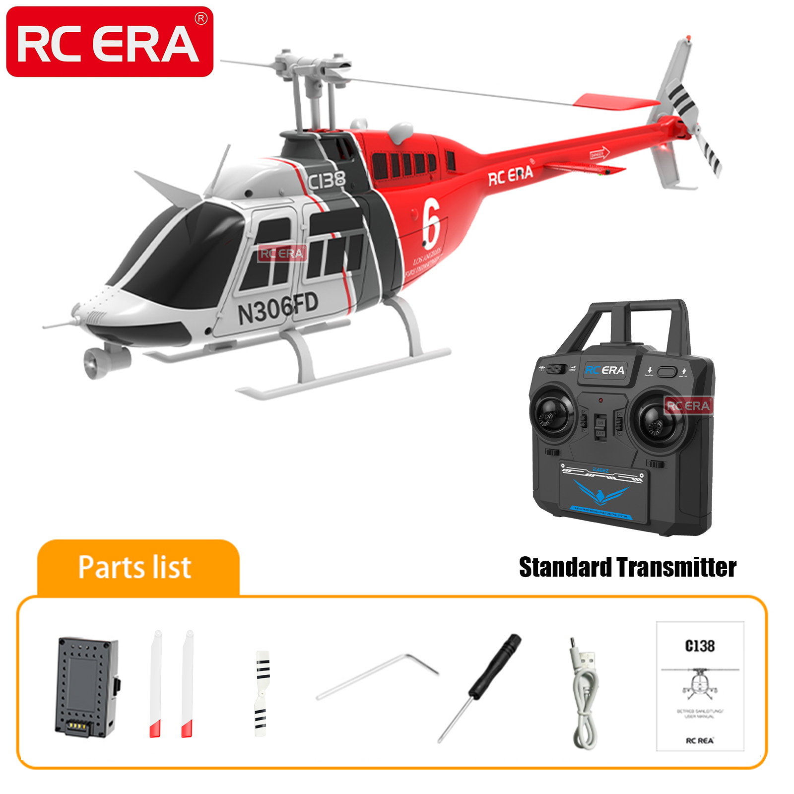 RC ERA C138 BELL 206 Jet Range - Rc Hobby Jet 评论和价格