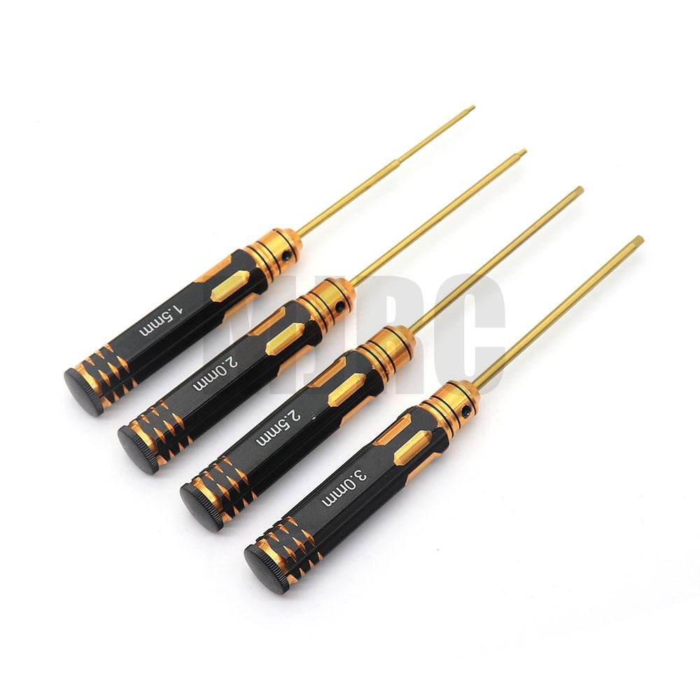 Ajrc 4pcs/set Titanium Plating - Rc Hobby Electric Screwdriver 评论和价格