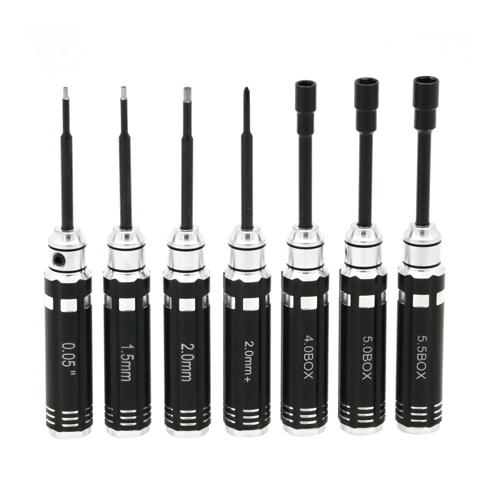 7PCS Short Handle RC Hex Screw - Rc Hobby Electric Screwdriver 评论和价格
