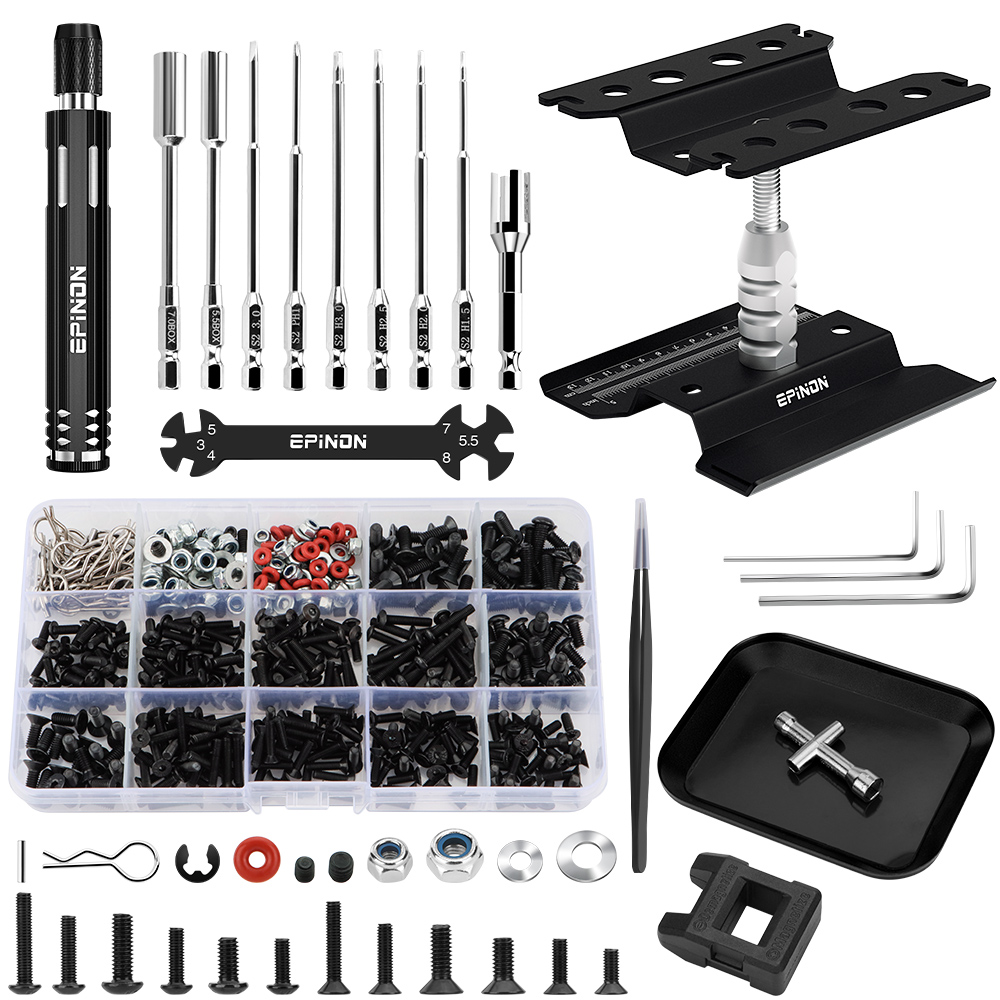 EPINON RC Car Repair Work Stan - Rc Hobby Electric Screwdriver 评论和价格