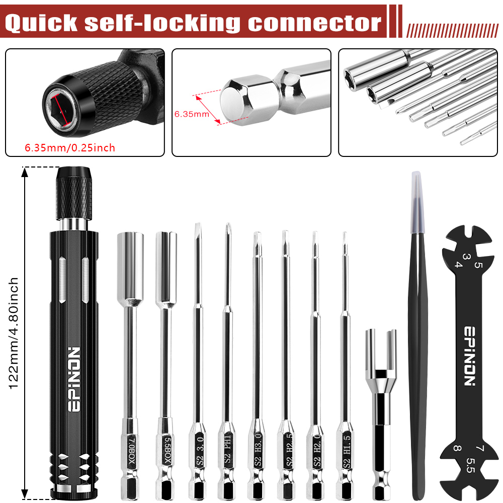 EPINON RC Car Repair Work Stan - Rc Hobby Electric Screwdriver 评论和价格
