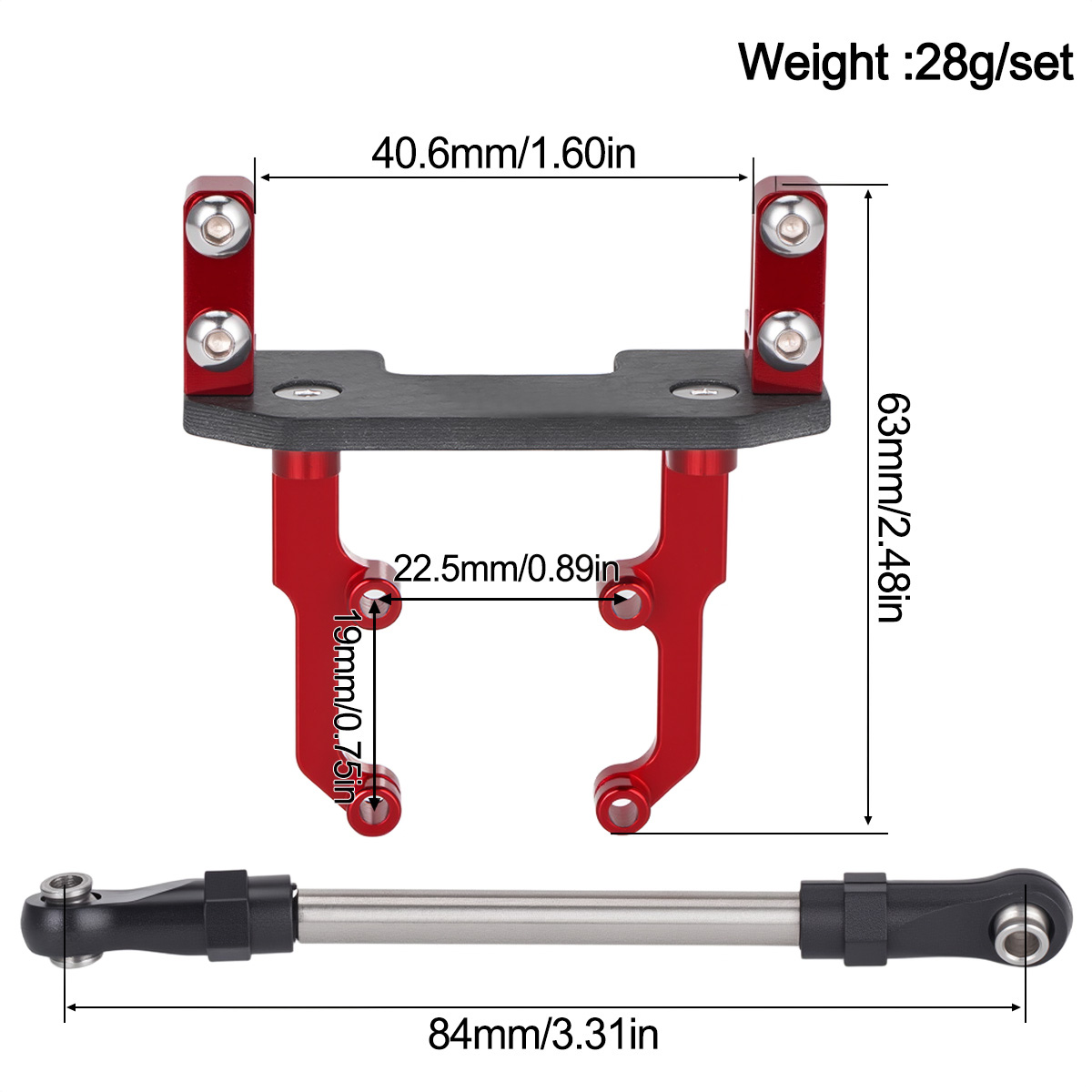 Aluminum Alloy Servo Mount Bas - Rc Hobby Zone 评论和价格