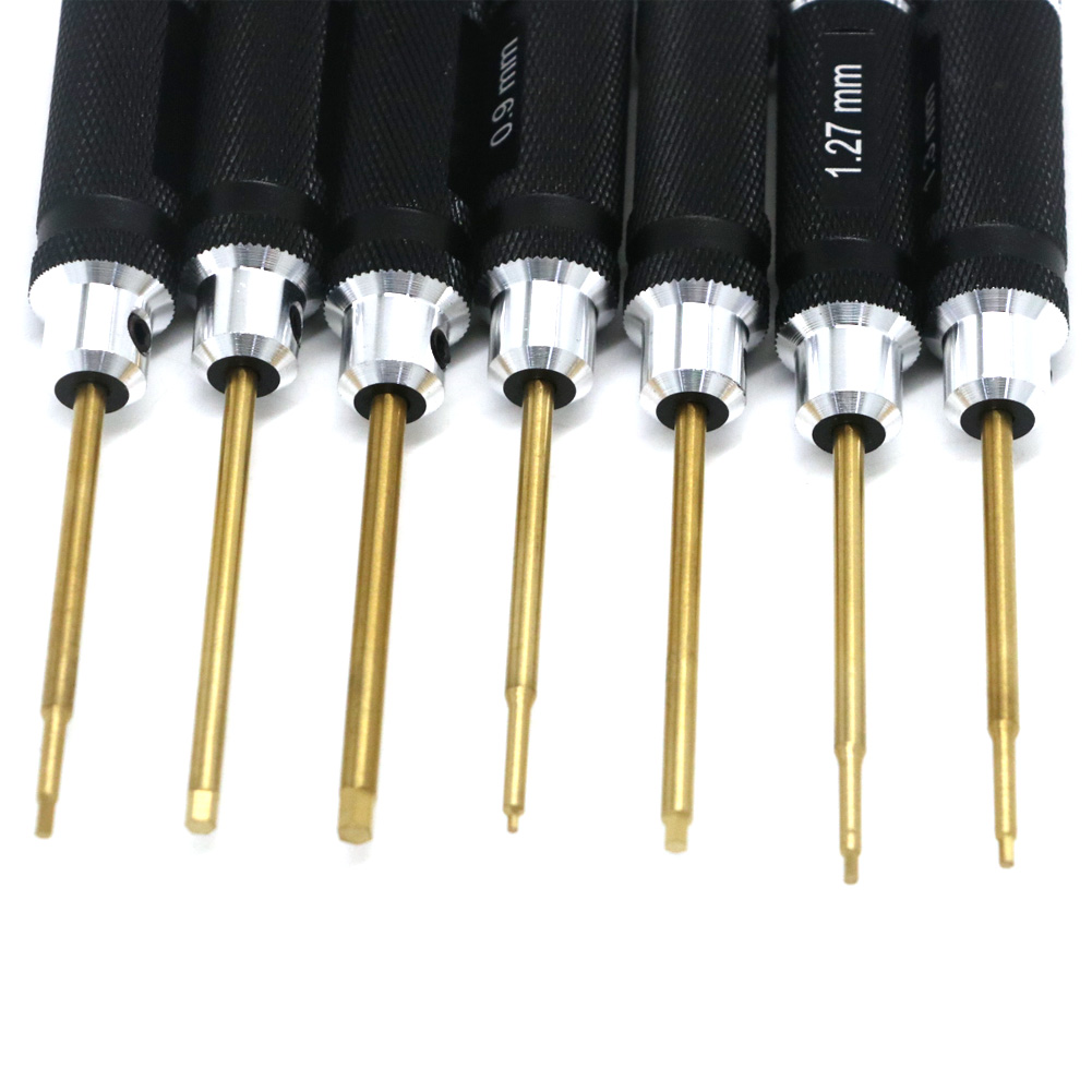 7pcs Titanium Plating Mini Pre - Rc Hobby Electric Screwdriver 评论和价格