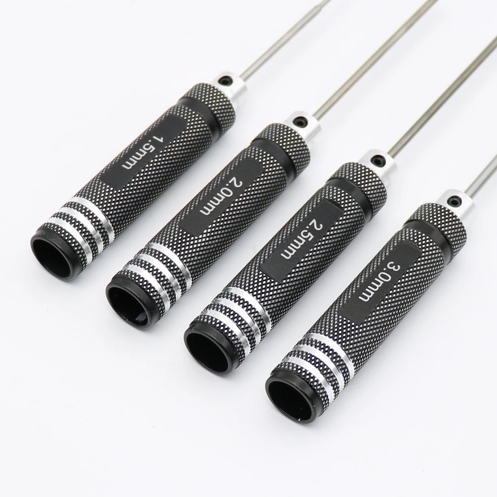 4PCS 1.5/2/2.5/3.0mm Black Hex - Rc Hobby Electric Screwdriver 评论和价格