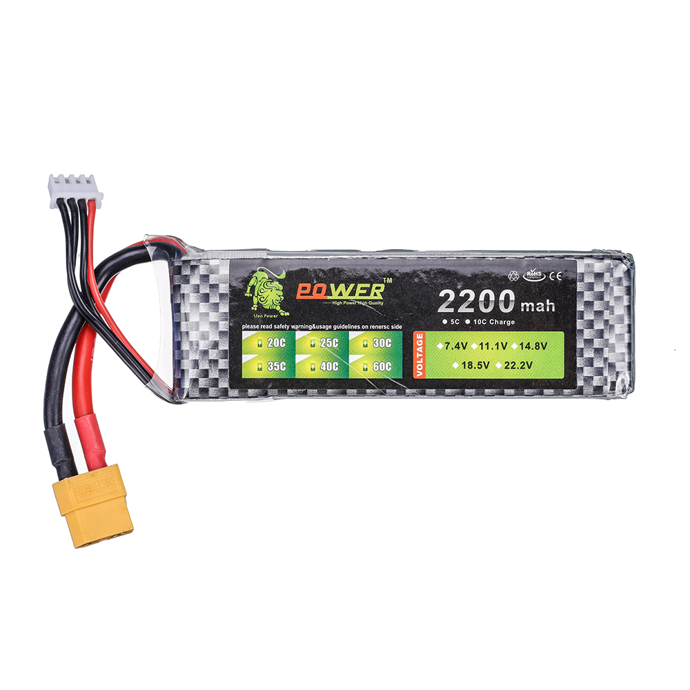 3S 11.1V 2200mAh 35C Lipo Batt - Hobby Rc Quadcopters & Multirotors 评论和价格