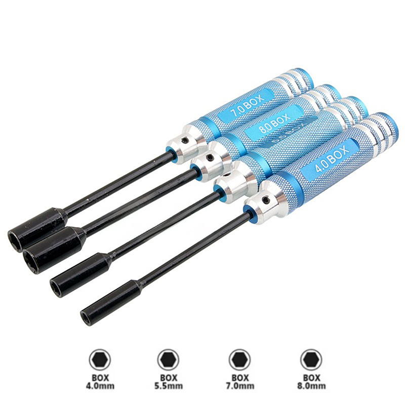 4Pcs Titanium Hex Screwdriver  - Rc Hobby Electric Screwdriver 评论和价格