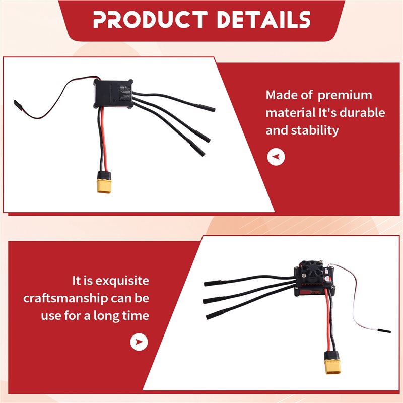 MACH-RC 75A Brushless ESC Elec - Brushless Motor 3650 评论和价格