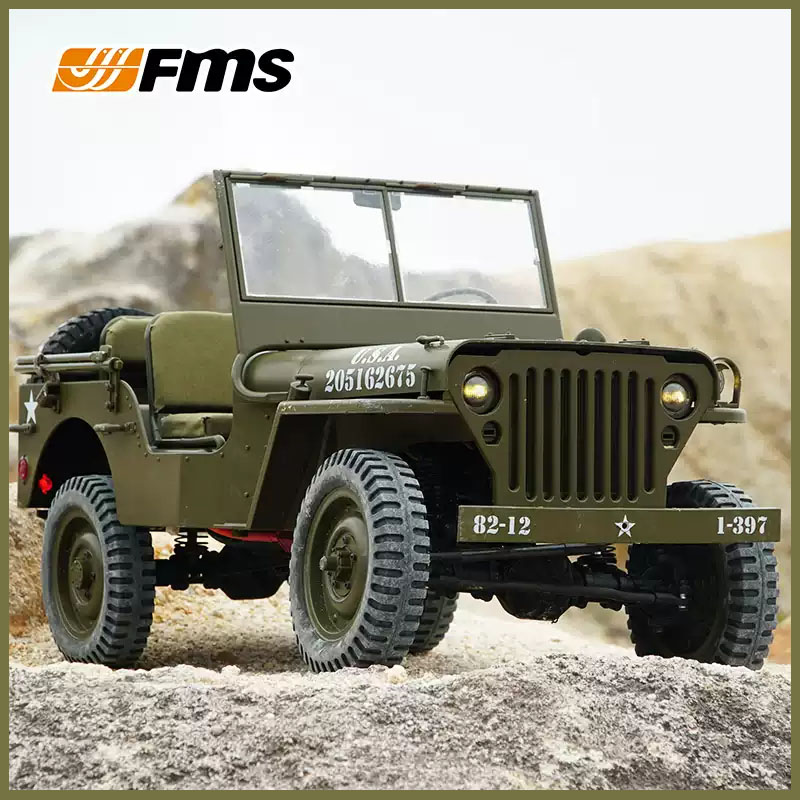 FMS 1/6 Climber 1941 Willys MB - Rc Hobby Zone 评论和价格